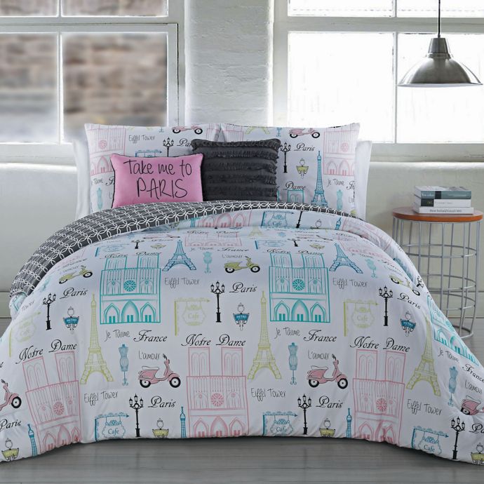 Dominique Reversible Comforter Set Bed Bath Beyond