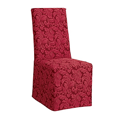 Sure Fit&reg; Scroll Dining Chair Cover. View a larger version of this product image.