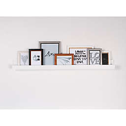 Kate and Laurel® Levie 42-Inch Wood Photo Frame Shelf in White