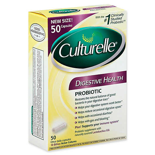 Alternate image 1 for Culturelle® 50-Count Digestive Health Probiotic Capsules