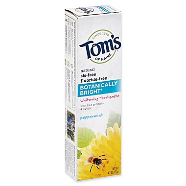 Tom&#39;s of Maine&reg; 4.7 oz. Botanically Bright Whitening Toothpaste Peppermint. View a larger version of this product image.