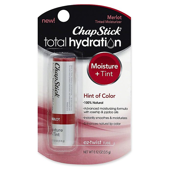 ChapStick Total Hydration Lip Balm Tint Pink Nude Pink 