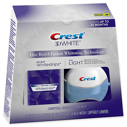 Alternate image 1 for Crest® 3D White™ 10-Count No Slip Whitestrips™ with Light