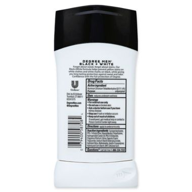 Degree&reg; Men MotionSense&trade; 2.7 oz. UltraClear Black & White 48H Antiperspirant. View a larger version of this product image.