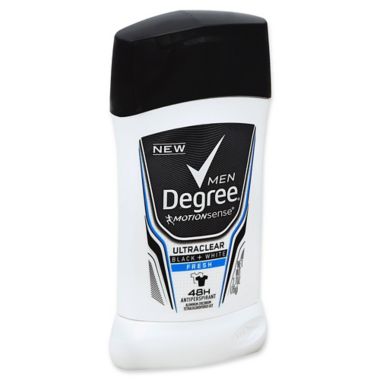 Degree&reg; Motion Sense&trade; 2.7 oz. Men 48H Ultraclear Black + White Fresh Invisible Solid. View a larger version of this product image.