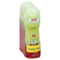 Ban® Roll-On 3.5 oz. 2-Pack Antiperspirant and Deodorant in Regular