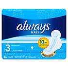Alternate image 2 for Always Maxi 26-Count Size 3 Extra Long Super Pads with Flexi-Wings