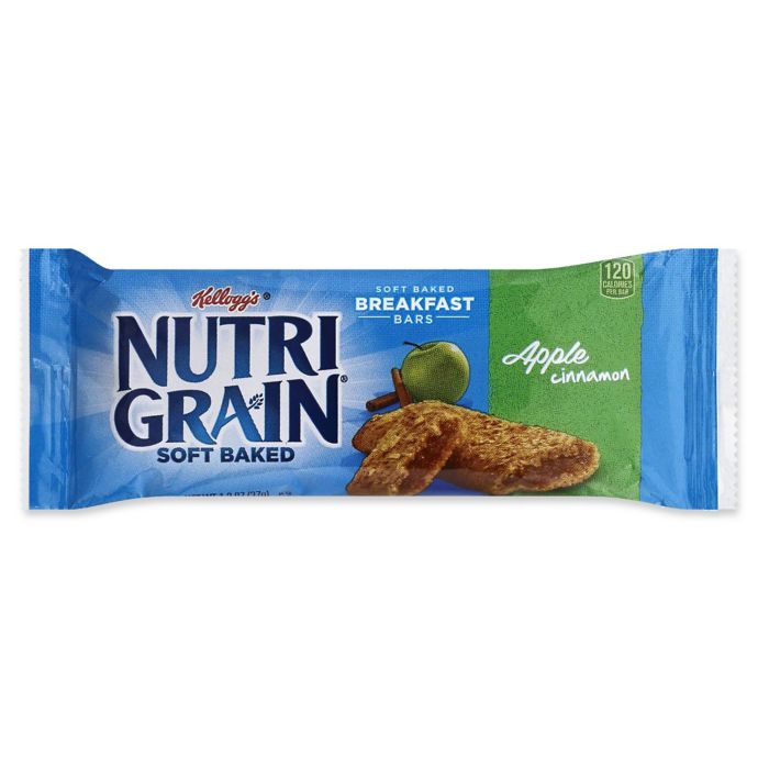 Kellogg S Nutri Grain Cereal Bars In Apple Cinnamon Bed Bath Beyond