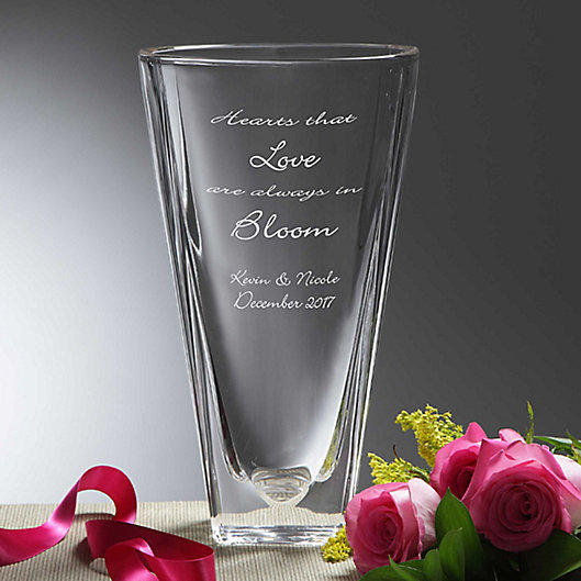 Alternate image 1 for Love In Bloom Crystal Vase