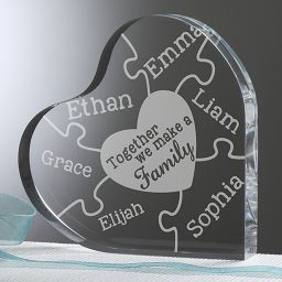 Together We Make A Family Heart Keepsake