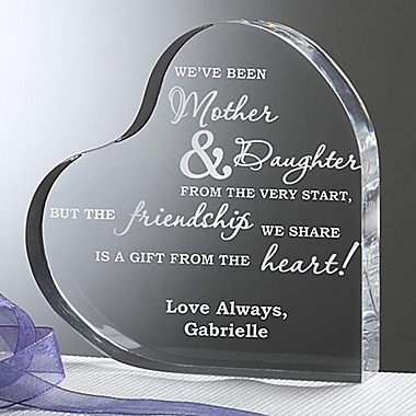 Mother and Daughter Heart Keepsake. View a larger version of this product image.