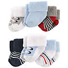 Alternate image 0 for Luvable Friends&reg; Size 0-3M 6-Pack Boy Shoes Baby Socks