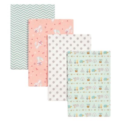green receiving blankets