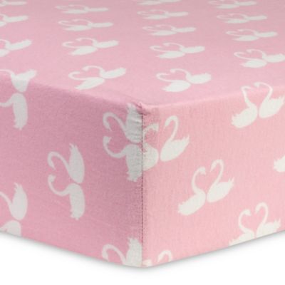 swan crib sheets