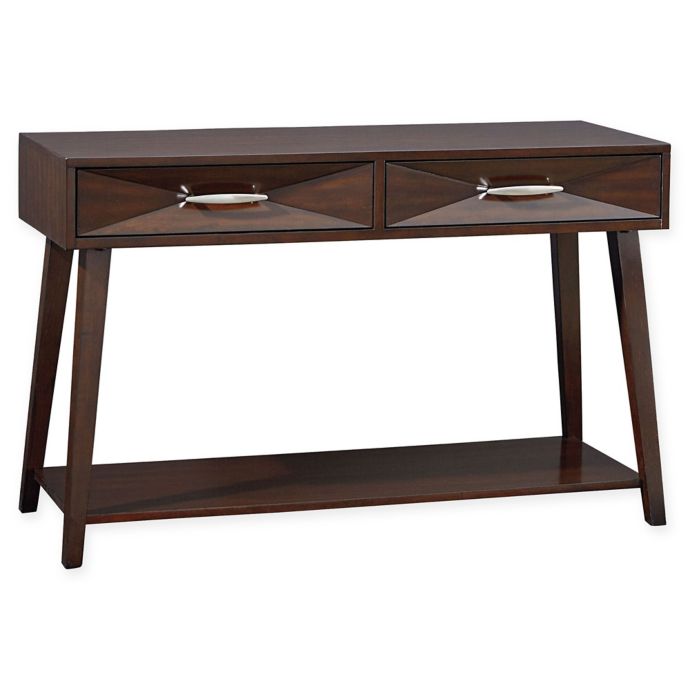 Standard Furniture Forsythe Console Table In Merlot Bed Bath