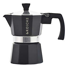 Grosche Stove Top 3-Cup Espresso Coffee Maker in Black