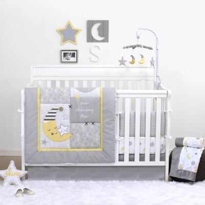 grey star nursery bedding