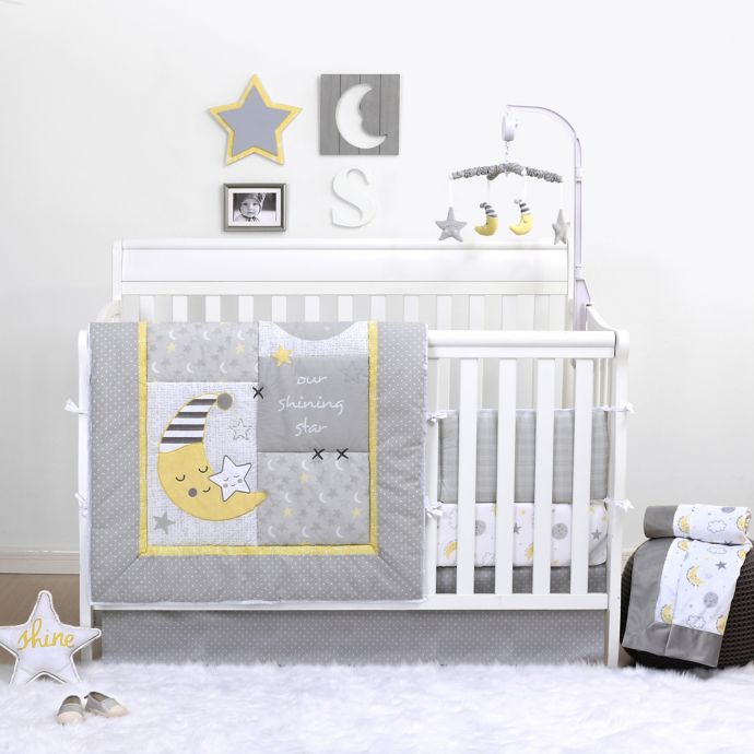 The Peanut Shell Shining Star By Belle 3 Piece Crib Bedding Set