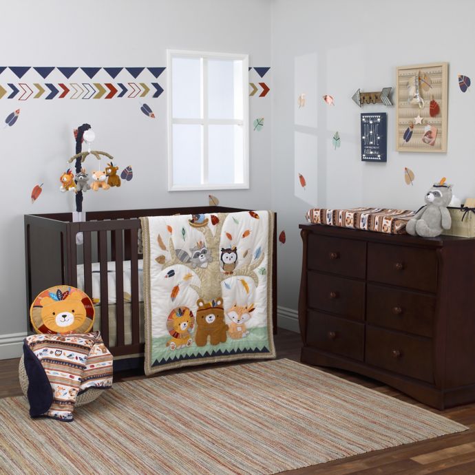 Nojo Aztec Forest 4 Piece Crib Bedding Set Buybuy Baby