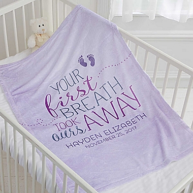 You Took Out Breath Away Fleece Blanket. View a larger version of this product image.