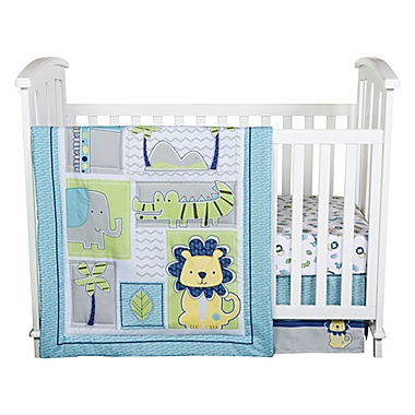 Trend Lab&reg; Jungle Roar 4-Piece Crib Bedding Set. View a larger version of this product image.