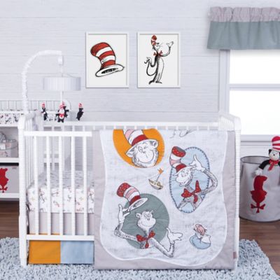 Seuss Patchwork Cat in the Hat Valance Curtain Window Topper NEW Dr 