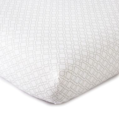 LevtexBaby&reg; Skylar 4-Piece Crib Bedding Set in White. View a larger version of this product image.
