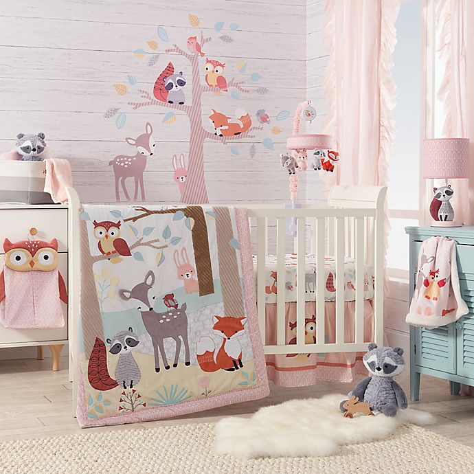 Alternate image 1 for Lambs & Ivy® Little Woodland Forest Crib Bedding Collection
