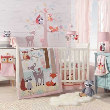 Lambs & Ivy&reg; Little Woodland Forest 4-Piece Crib Bedding Set. View a larger version of this product image.