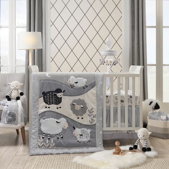 Lambs & Ivy® Little Sheep 4-Piece Crib Bedding Set | Bed Bath and ...