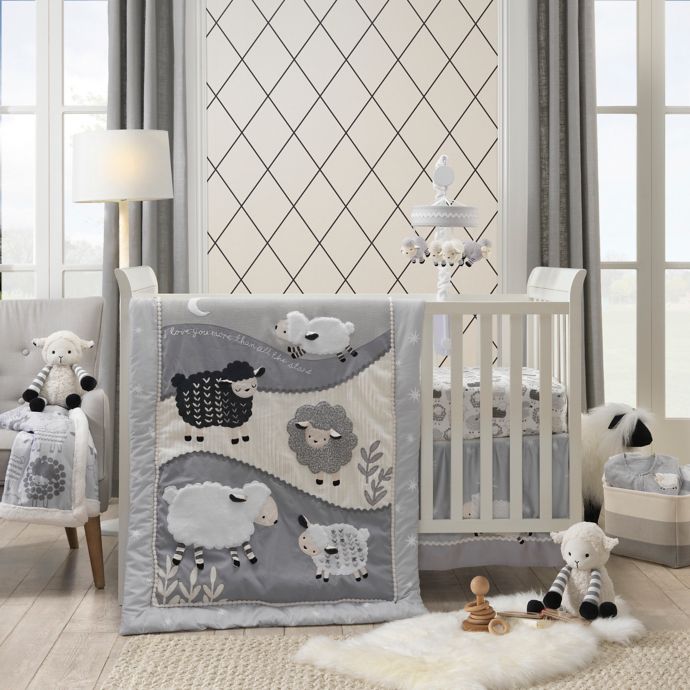 Lambs Ivy Little Sheep 4 Piece Crib Bedding Set Buybuy Baby