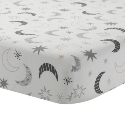 stars and moon crib bedding