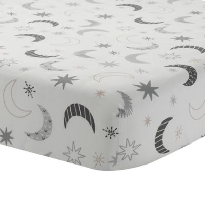 moon and stars nursery bedding