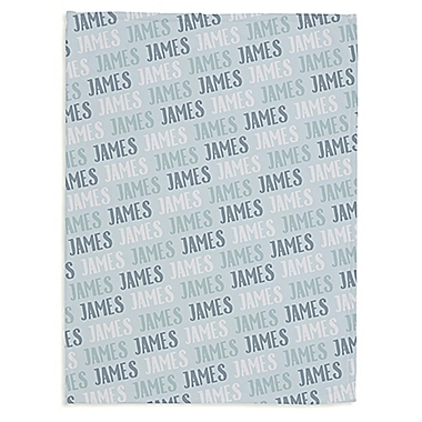 Modern Name Fleece Baby Blanket. View a larger version of this product image.