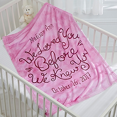 I Loved You...Fleece Throw Blanket. View a larger version of this product image.
