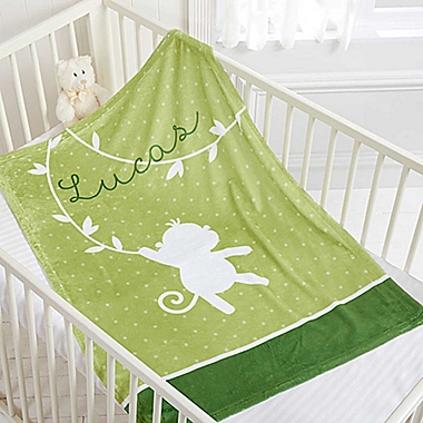 Baby Zoo Animals Fleece Blanket. View a larger version of this product image.