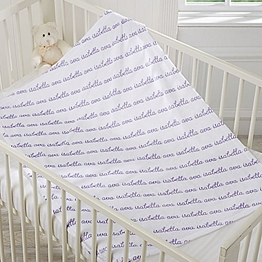 Playful Name Fleece Baby Blanket. View a larger version of this product image.