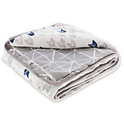 aden + anais&trade; essentials Denim Wash Cotton Muslin Blanket in Blue