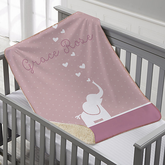 Alternate image 1 for Baby Zoo Animals Premium Sherpa Throw Blanket