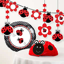 Creative Converting 6-Piece Ladybug Fancy Birthday Party Décor Kit