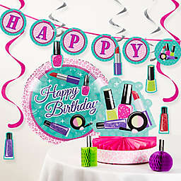 Creative Converting™ 8-Piece Sparkle Spa Birthday Party Décor Kit