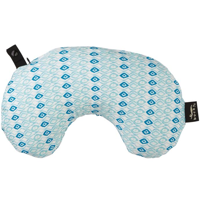 Bucky Minnie Compact Round Neck Pillow With Snap And Go In Ikat