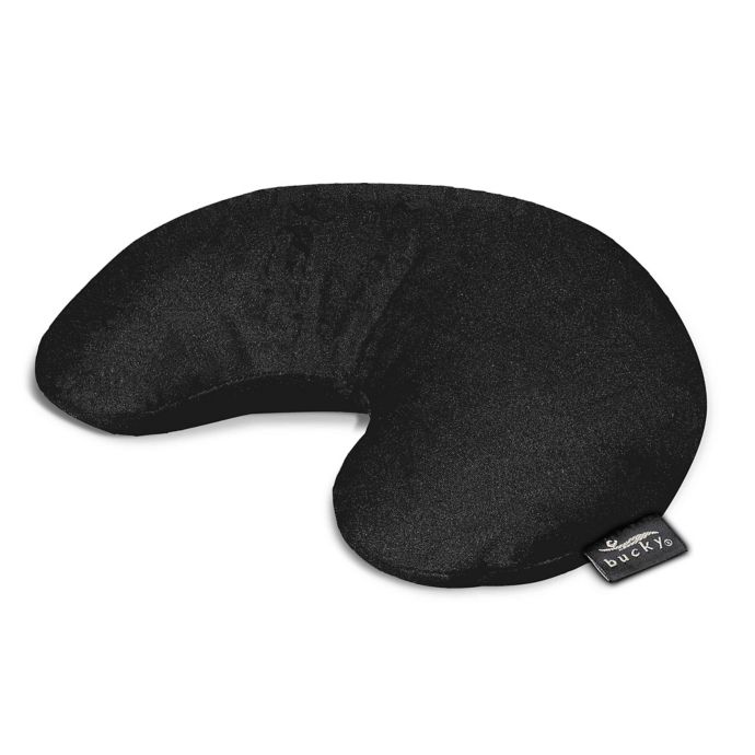 Bucky Minnie Compact Round Neck Pillow With Snap And Go In Black