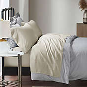 Madison Park 1500-Thread-Count Cotton Rich Queen Sheet Set in Ivory