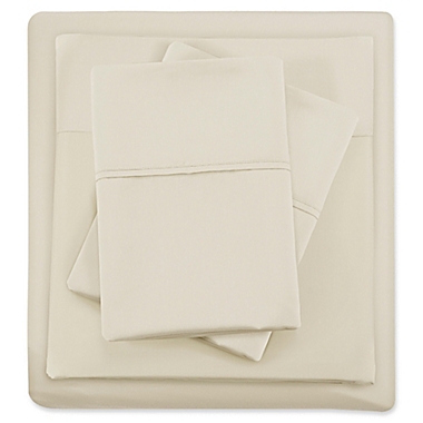 Madison Park 1500-Thread-Count Cotton Rich King Sheet Set in Ivory. View a larger version of this product image.