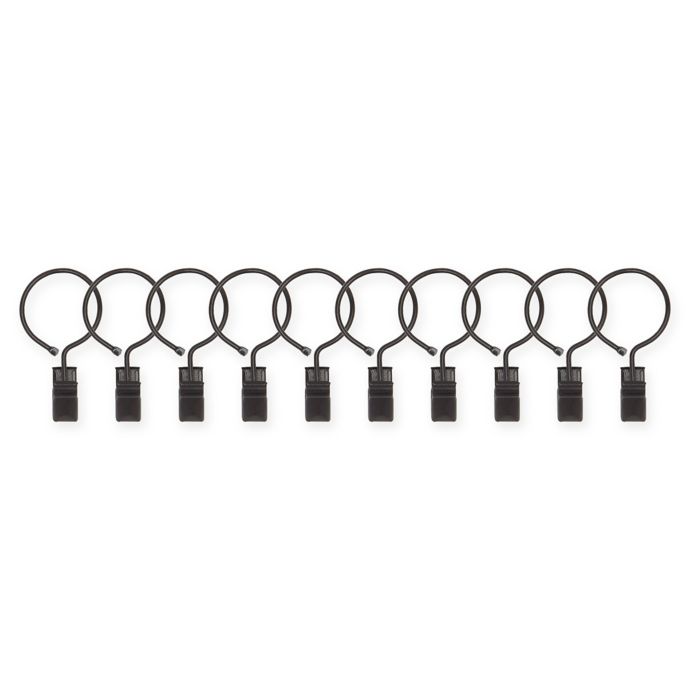 Cafe Clip Rings Set Of 10 Bed Bath Beyond