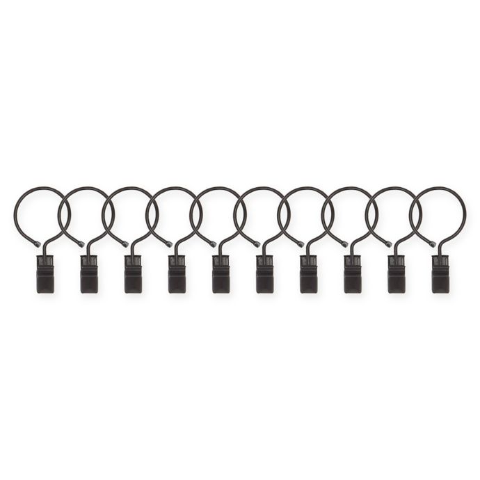 Cafe Clip Rings Set Of 10 Bed Bath Beyond