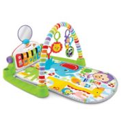 Fisher-Price&reg; Deluxe Kick and Play Piano Gym in Green