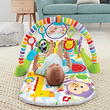 koppeling fiets Zakje Fisher-Price® Deluxe Kick and Play Piano Gym in Green | buybuy BABY