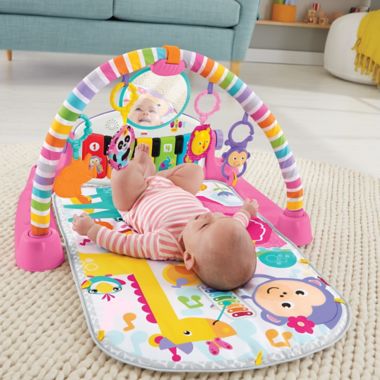 Fisher-Price&reg; Deluxe Kick and Play Piano Gym in Pink. View a larger version of this product image.